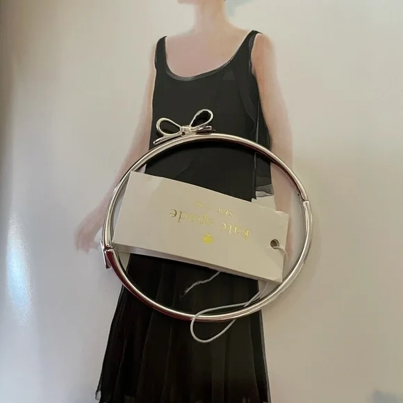 New - Kate Spade petite bow Bangle - Picture 1 of 4